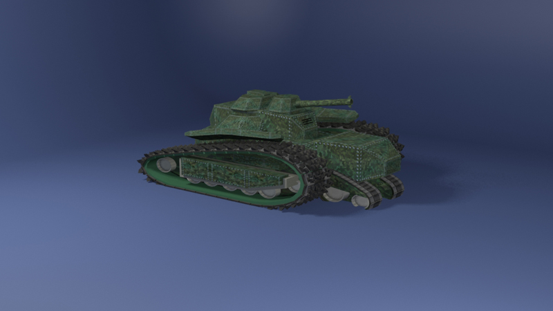 3D Amphibious Tank