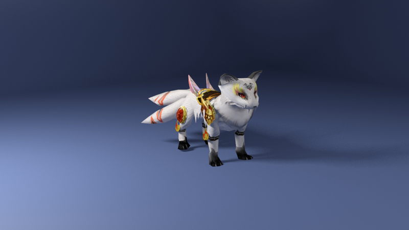 3D Great fox mount