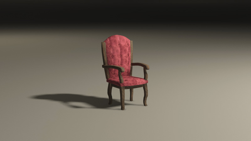 3D Elegant chair