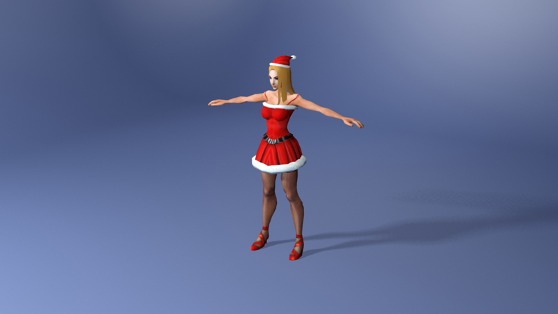 3D Christmas mother