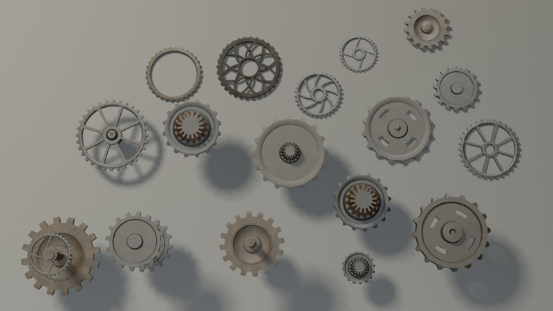 3D Gears and tubes2