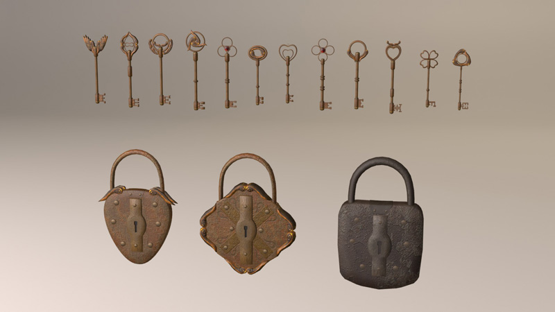 3D Keys & Locks