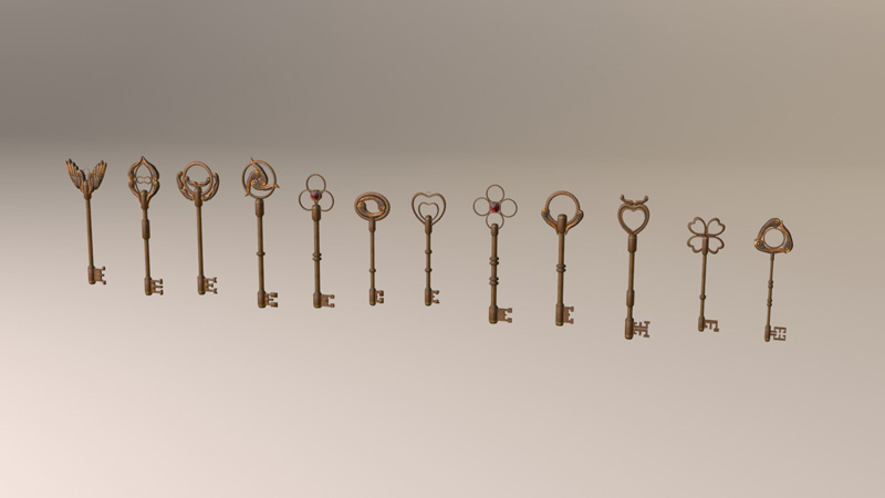 3D Keys & Locks2