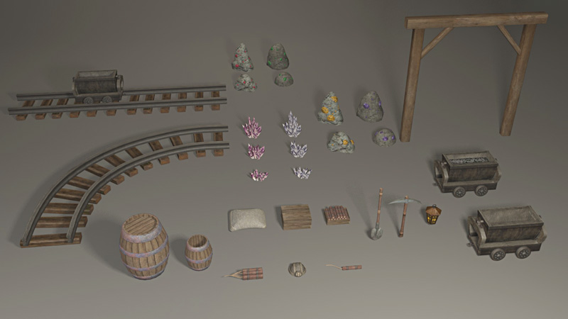 3D Mining pack 2