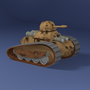 Small flamethrower Tank