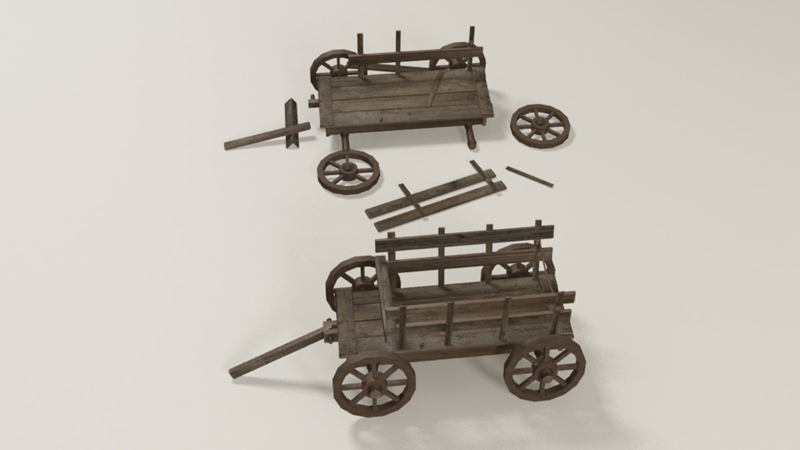 3D Wagons3